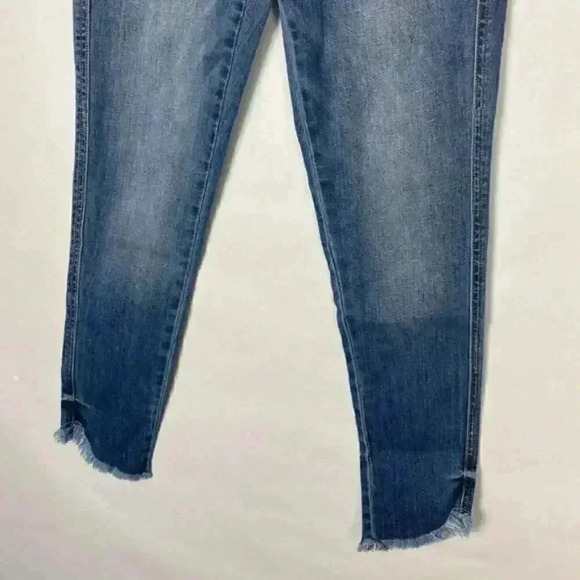 VERVET Med Wash Tulip‎ Hem Cropped Jeans Size 25 - Picture 6 of 7